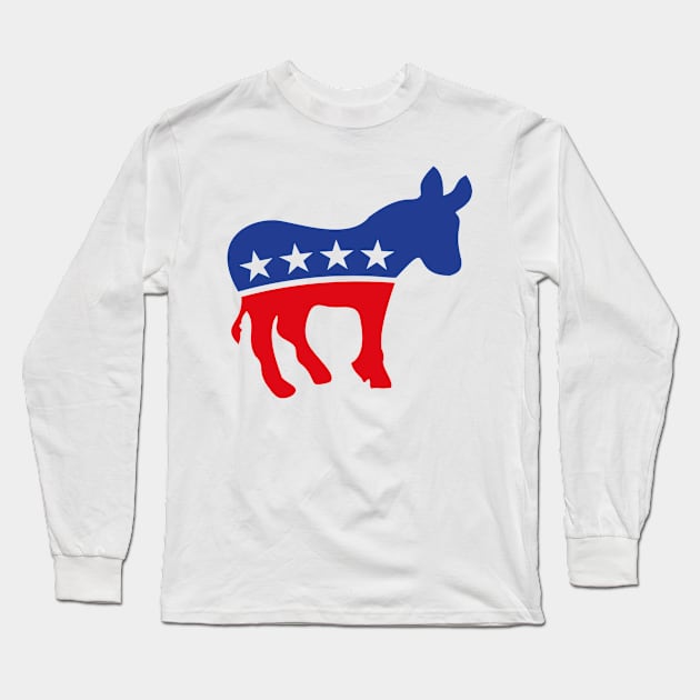 Democratic Donkey 2020 Long Sleeve T-Shirt by Daily Design